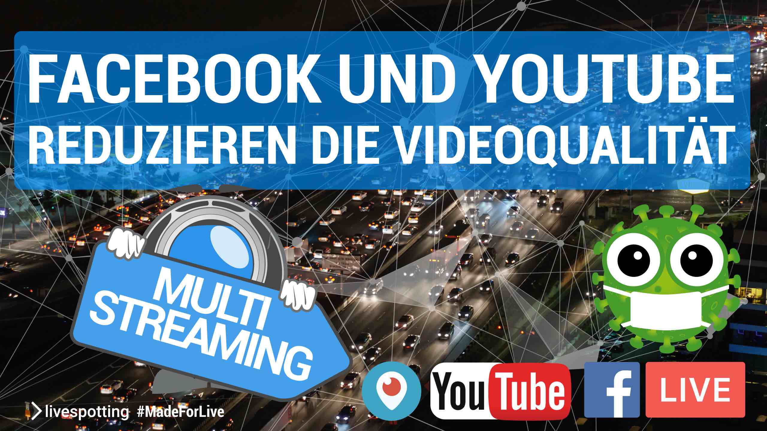 Multistreaming und Restreaming zu Facebook und YouTube mit livespotting.com
