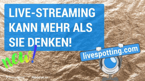 Noch mehr Funktionen für den Einsatz von Videomarketing mit Livestreaming und Live-Streams bietet die Benutzeroberfläche von livespotting.com zur Kontrolle Ihre Marketing Aktivitäten