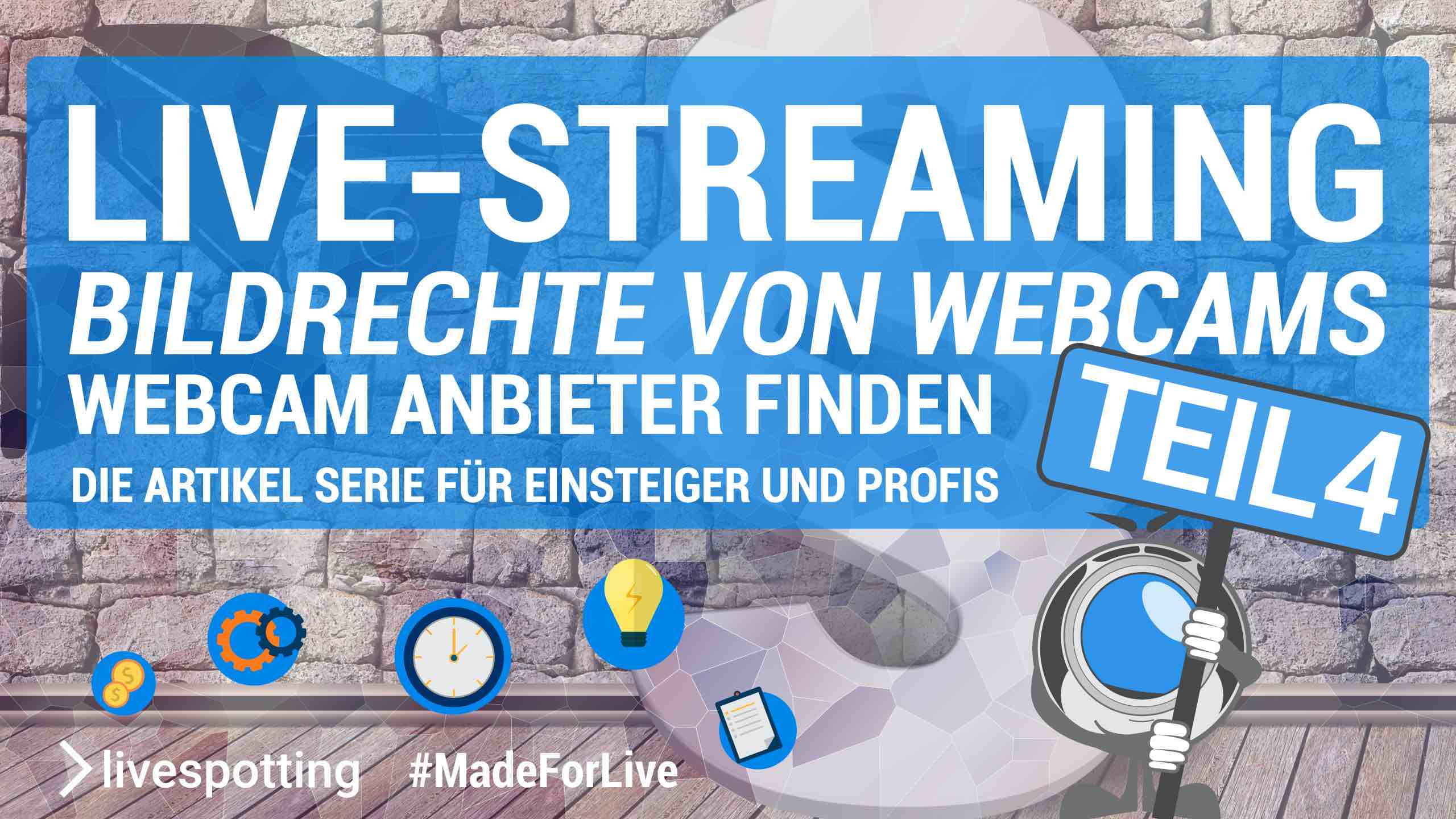 In unserem ultimativen Guide, zur Auswahl des richtigen Webcam Dienstleisters, helfen wir die richtige Entscheidung bei der Wahl des Webcam Service Providers zu treffen.