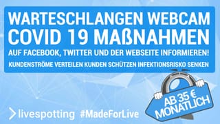 Wie Live-Streaming hilft das Infektionsrisiko im öffentlichen Raum zu senken.
