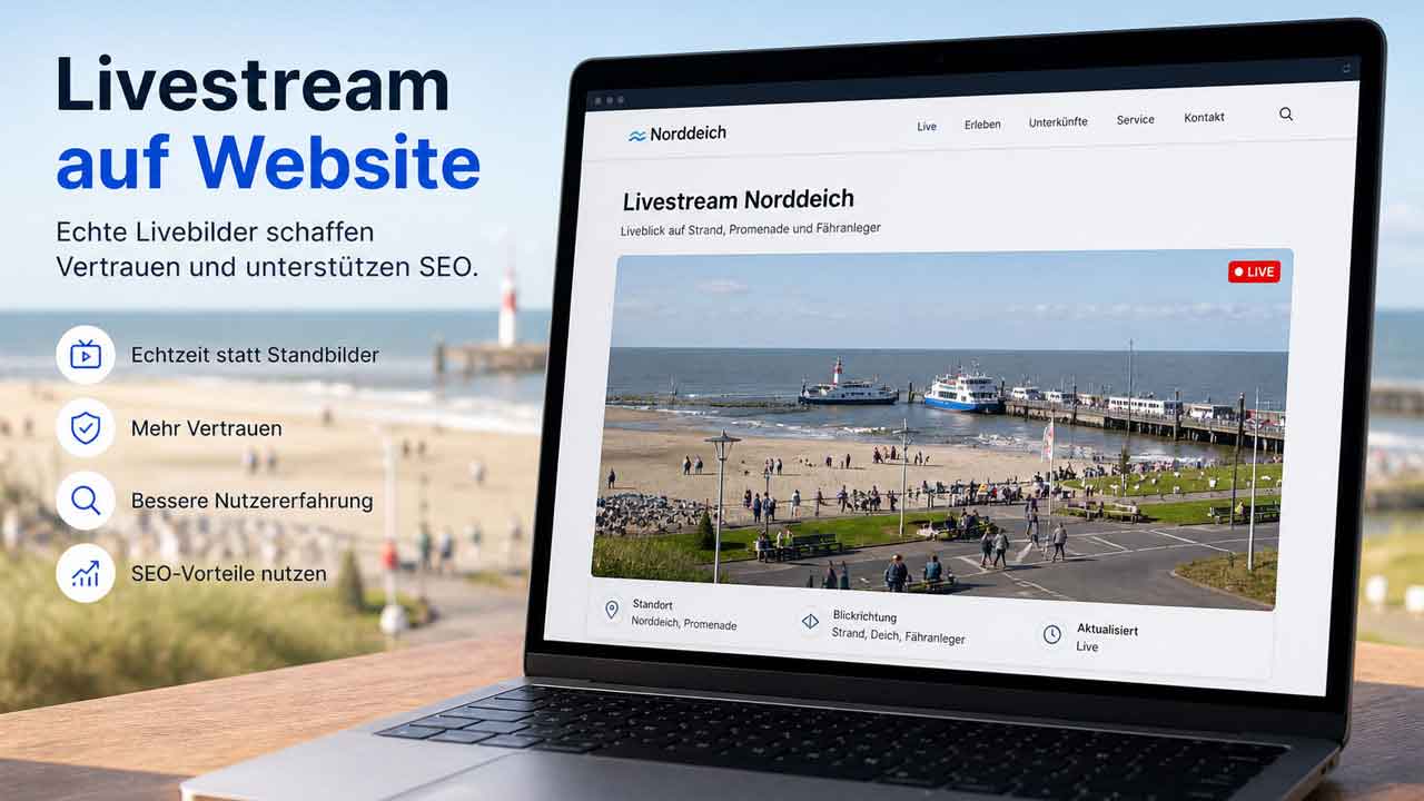 Warum echte Livebilder mehr Vertrauen schaffen als Webcams, Clips und Panoramen