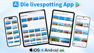 Die neue livespotting App für Android & iOS kostenlos in HD & 4K – jederzeit und überall erleben.